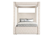 Annabelle Canopy Bed Ivory