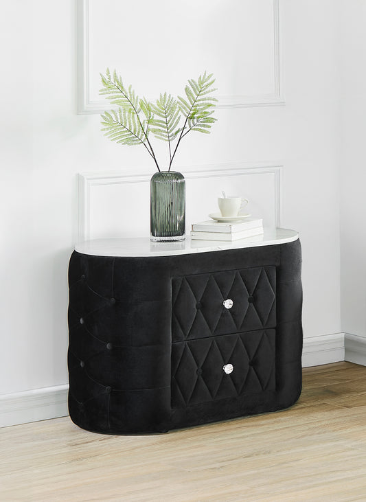 Natalia Night Stand Black