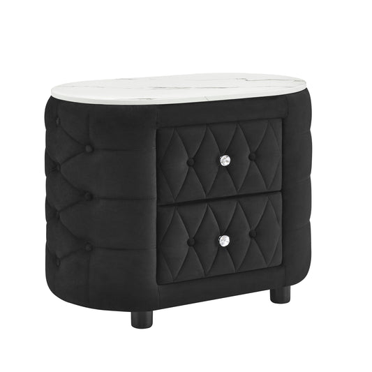 Natalia Night Stand Black
