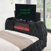 Natalia Bed Black