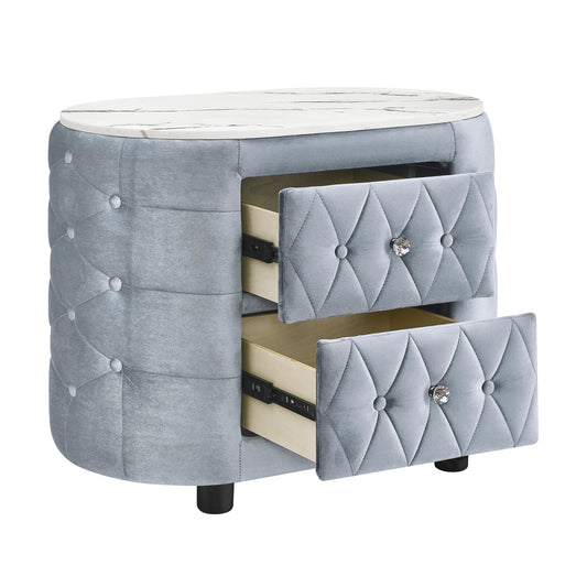 Natalia Night Stand Grey