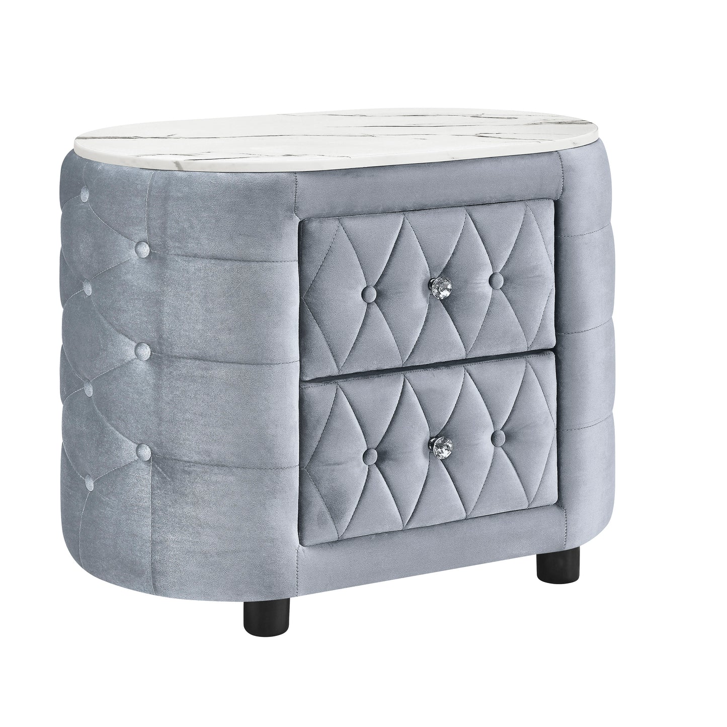 Natalia Night Stand Grey