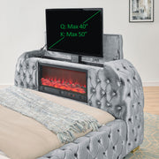 Natalia Bed Grey