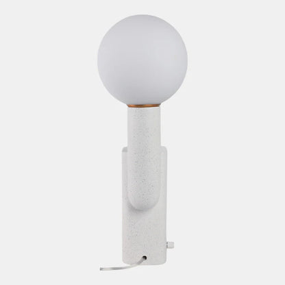 20x12" Double Head Totem Lamp – White