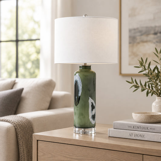 Artful Glass Table Lamp