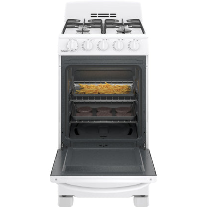  Hotpoint 20-inch Freestanding Gas Range RGAS200DMWW IMAGE 2