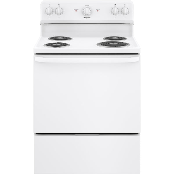 Hotpoint 30-inch Freestanding Electric Range RBS160DMWW