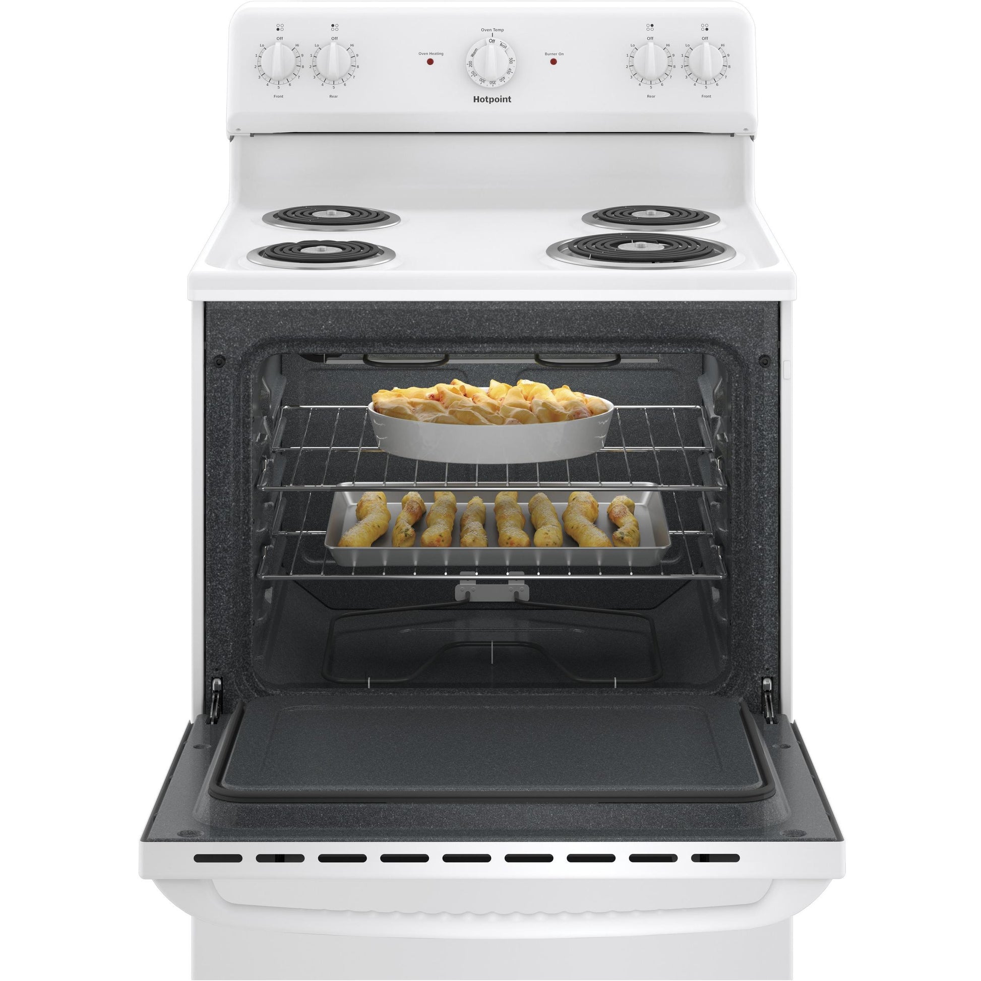  Hotpoint 30-inch Freestanding Electric Range RBS160DMWW IMAGE 5