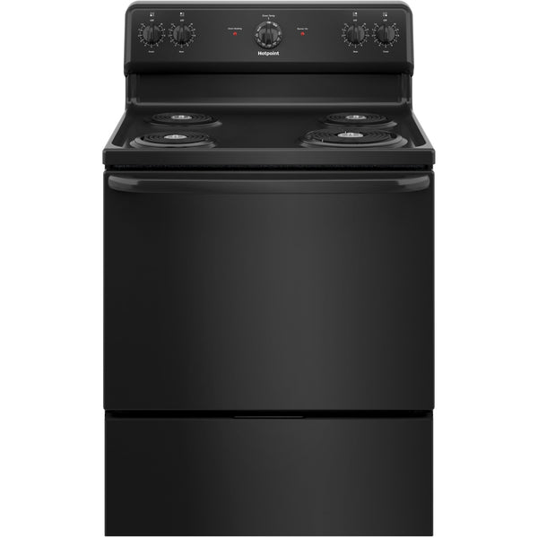 Hotpoint 30-inch Freestanding Electric Range RBS160DMBB