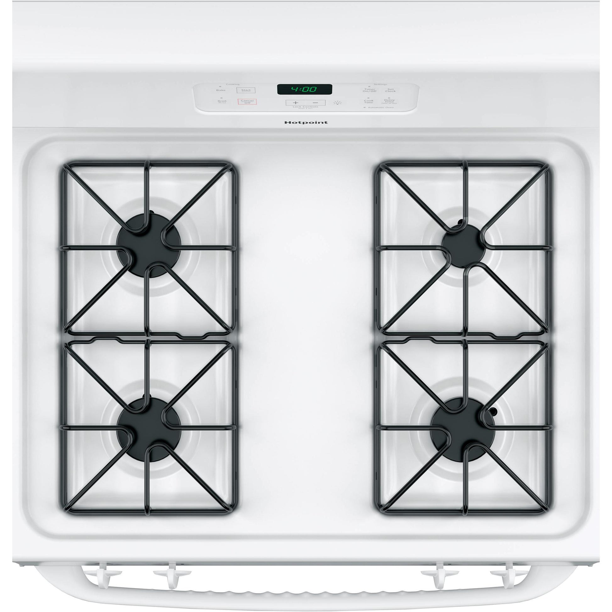  Hotpoint 30-inch Freestanding Gas Range RGBS400DMWW IMAGE 3