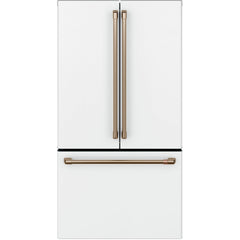  Café 36-inch, 23.1 cu.ft. Counter-Depth French 3-Door Refrigerator with WiFi Connect CWE23SP4MW2 IMAGE 1