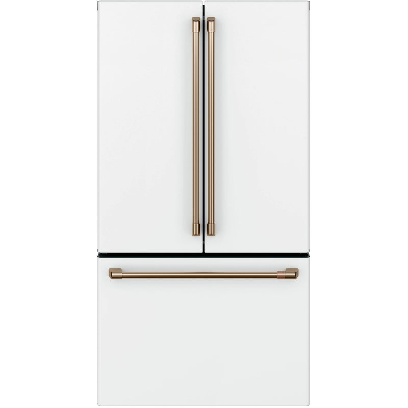 Café 36-inch, 23.1 cu.ft. Counter-Depth French 3-Door Refrigerator with WiFi Connect CWE23SP4MW2