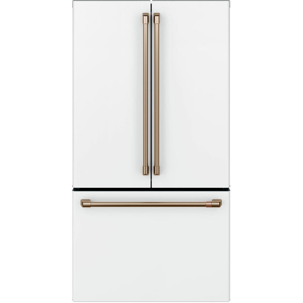Café 36-inch, 23.1 cu.ft. Counter-Depth French 3-Door Refrigerator with WiFi Connect CWE23SP4MW2