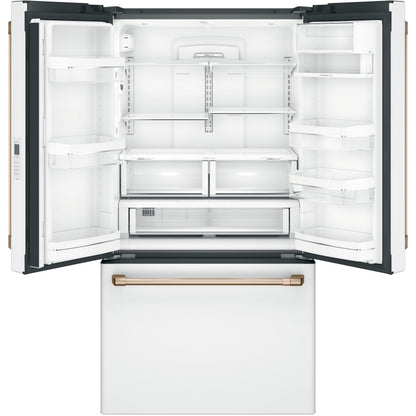  Café 36-inch, 23.1 cu.ft. Counter-Depth French 3-Door Refrigerator with WiFi Connect CWE23SP4MW2 IMAGE 3