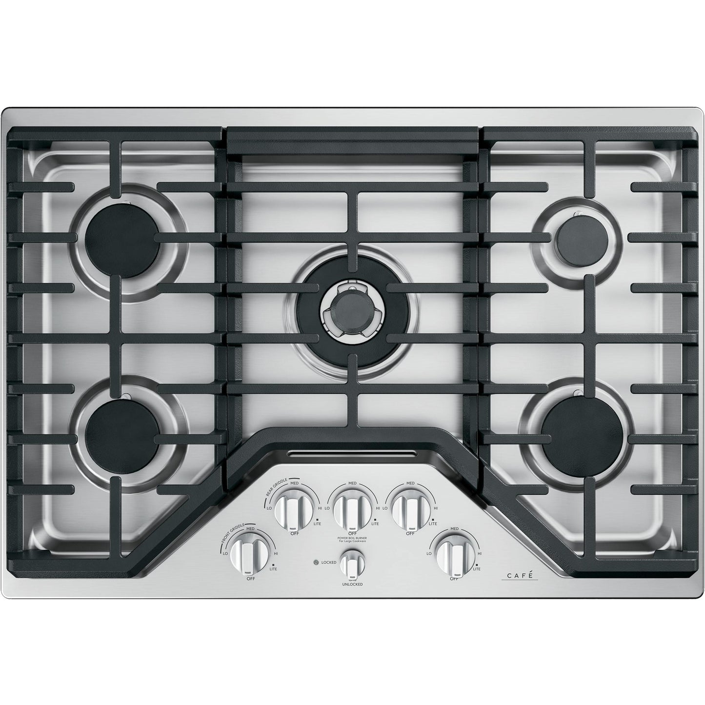  Café 30-inch Built-In Gas Cooktop CGP95302MS1 IMAGE 1