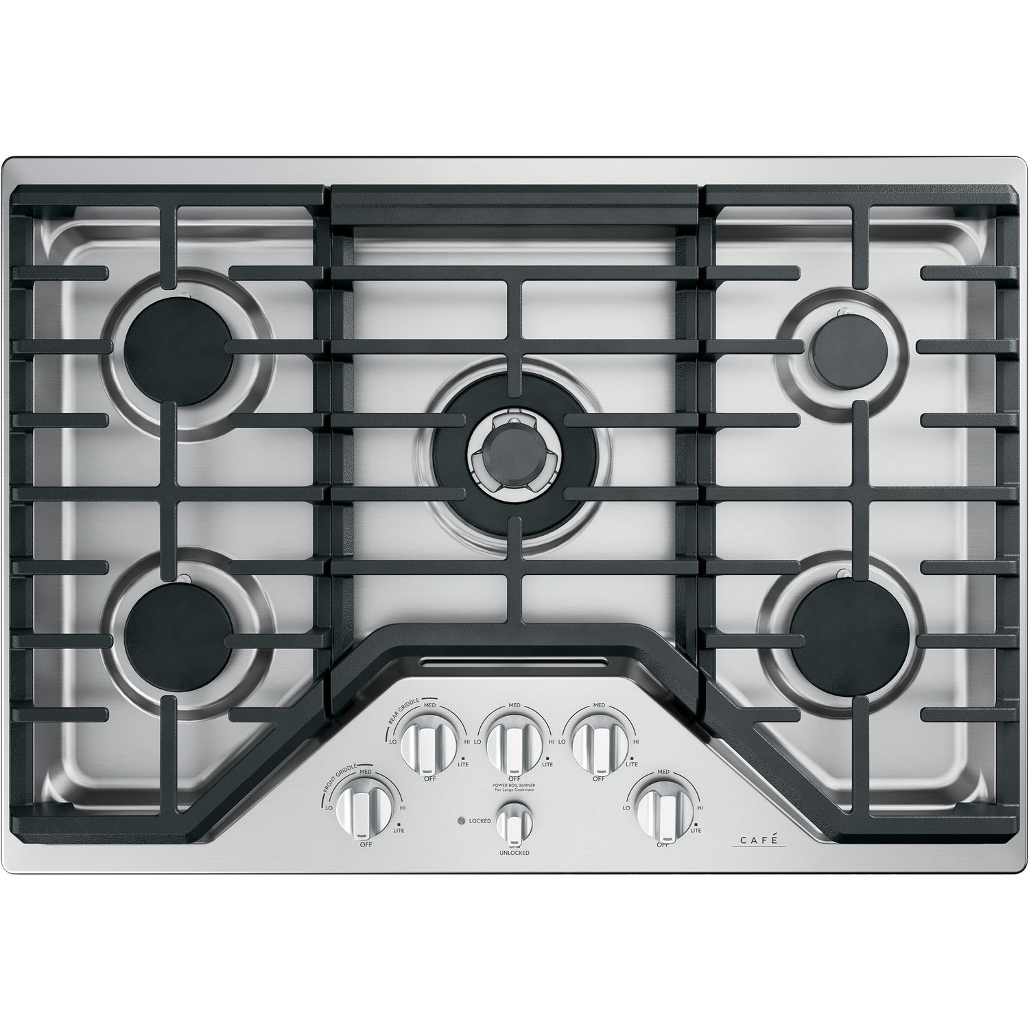  Café 30-inch Built-In Gas Cooktop CGP95302MS1 IMAGE 1