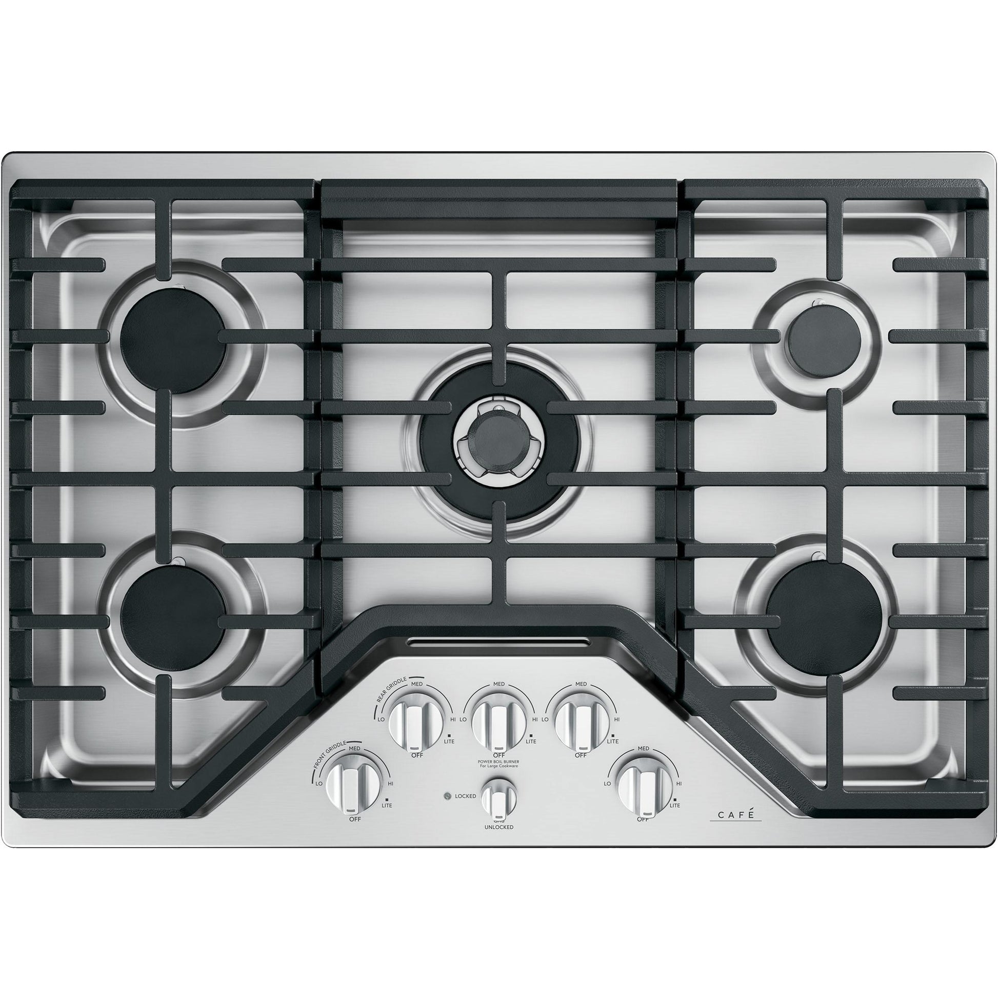  Café 30-inch Built-In Gas Cooktop CGP95302MS1 IMAGE 1
