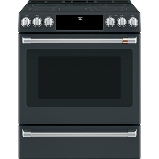  Café 30-inch Slide-in Electric Range with Warming Drawer CES700P3MD1 IMAGE 1