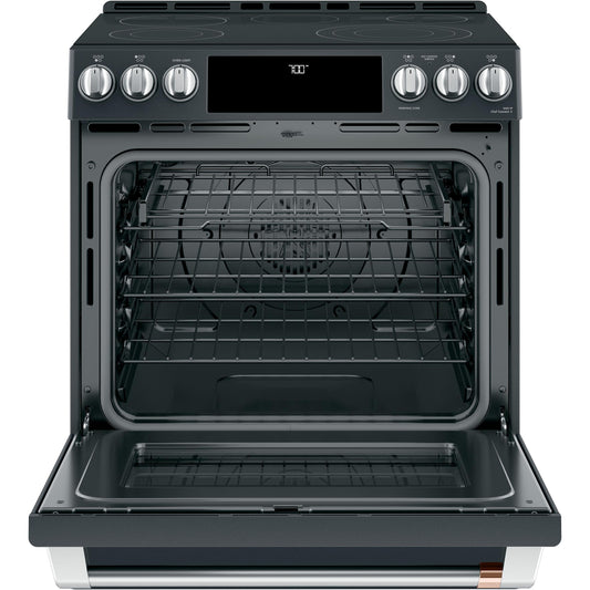  Café 30-inch Slide-in Electric Range with Warming Drawer CES700P3MD1 IMAGE 2