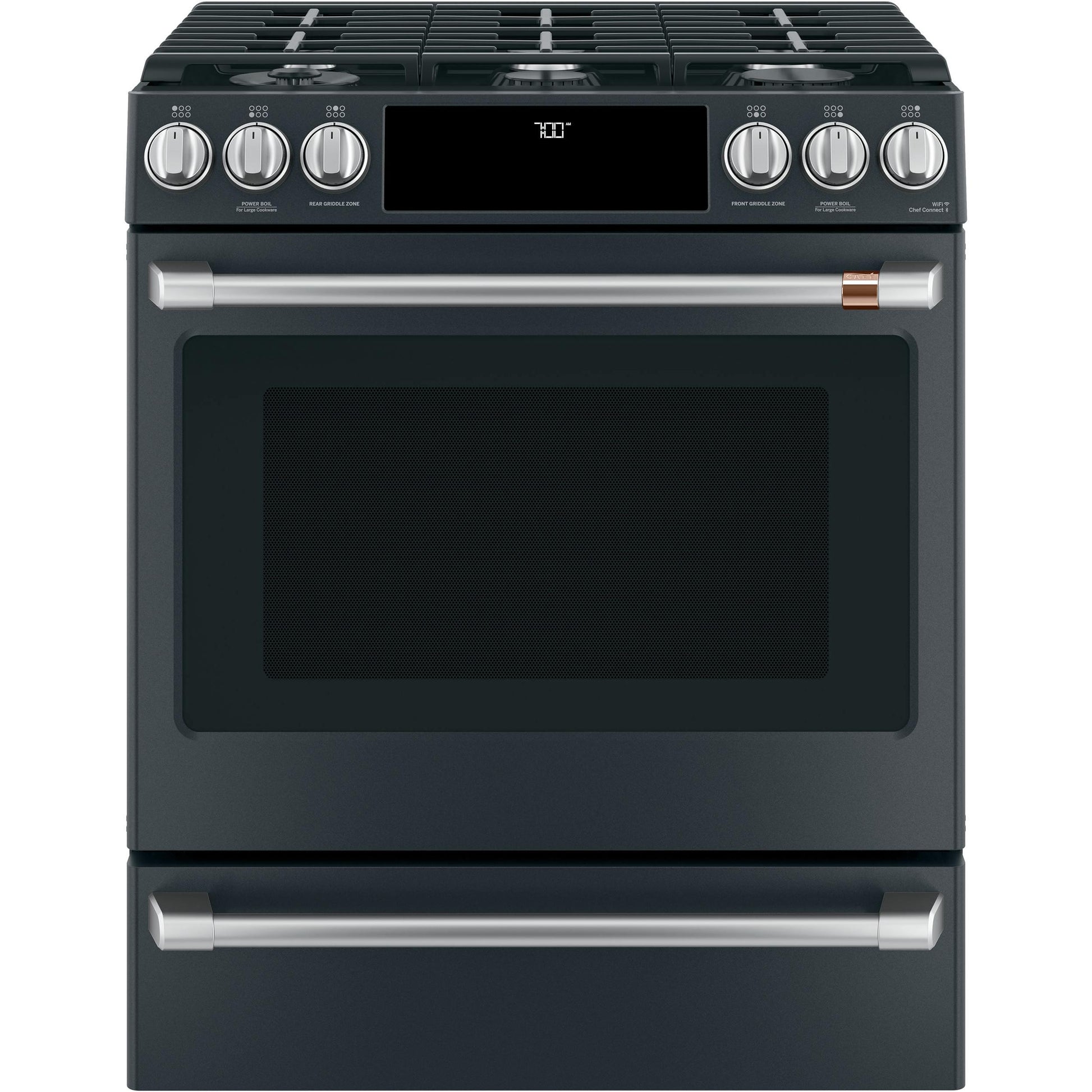  Café 30-inch Slide-In Gas Range with Warming Drawer CGS700P3MD1 IMAGE 1