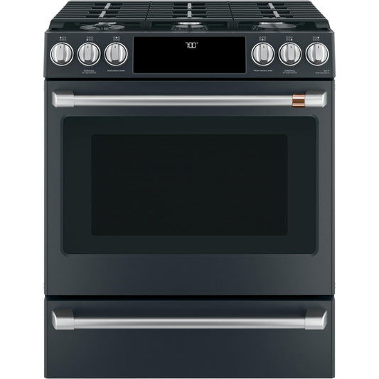  Café 30-inch Slide-In Gas Range with Warming Drawer CGS700P3MD1 IMAGE 1