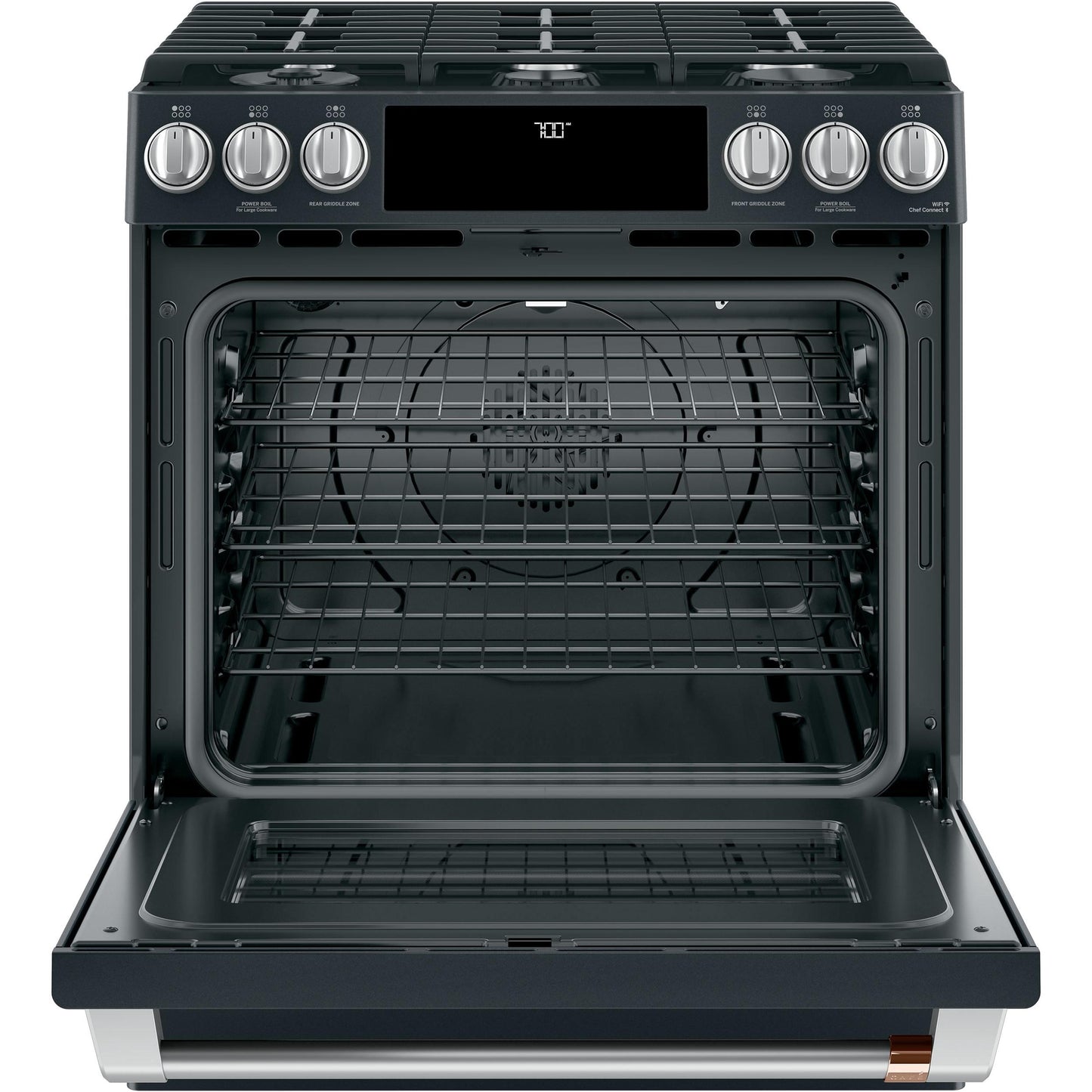  Café 30-inch Slide-In Gas Range with Warming Drawer CGS700P3MD1 IMAGE 2
