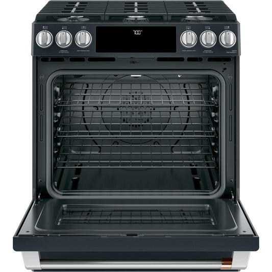  Café 30-inch Slide-In Gas Range with Warming Drawer CGS700P3MD1 IMAGE 2