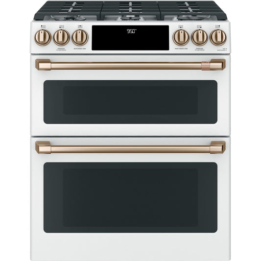  Café 30-inch Slide-in Dual-Fuel Range with Convection C2S950P4MW2 IMAGE 1