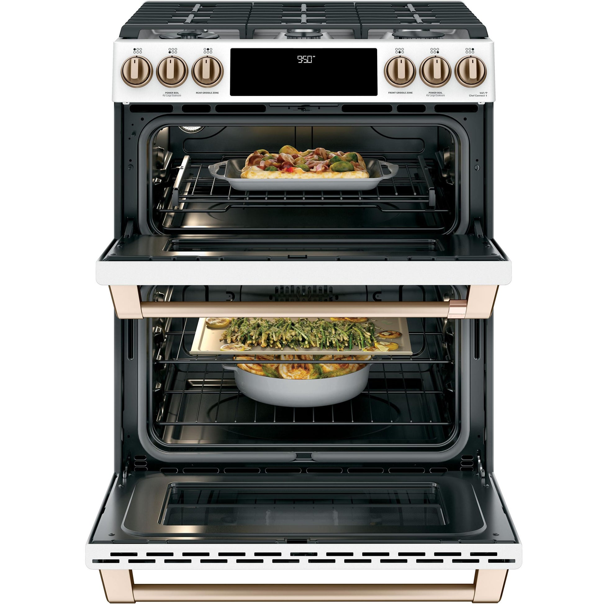  Café 30-inch Slide-in Dual-Fuel Range with Convection C2S950P4MW2 IMAGE 5