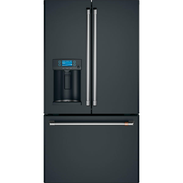 Café 36-inch, 27.8 cu.ft. Freestanding French 3-Door Refrigerator with Hot Water Dispenser CFE28TP3MD1