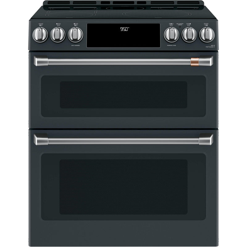 Café 30-inch Slide-In Induction Range with double oven CHS950P3MD1