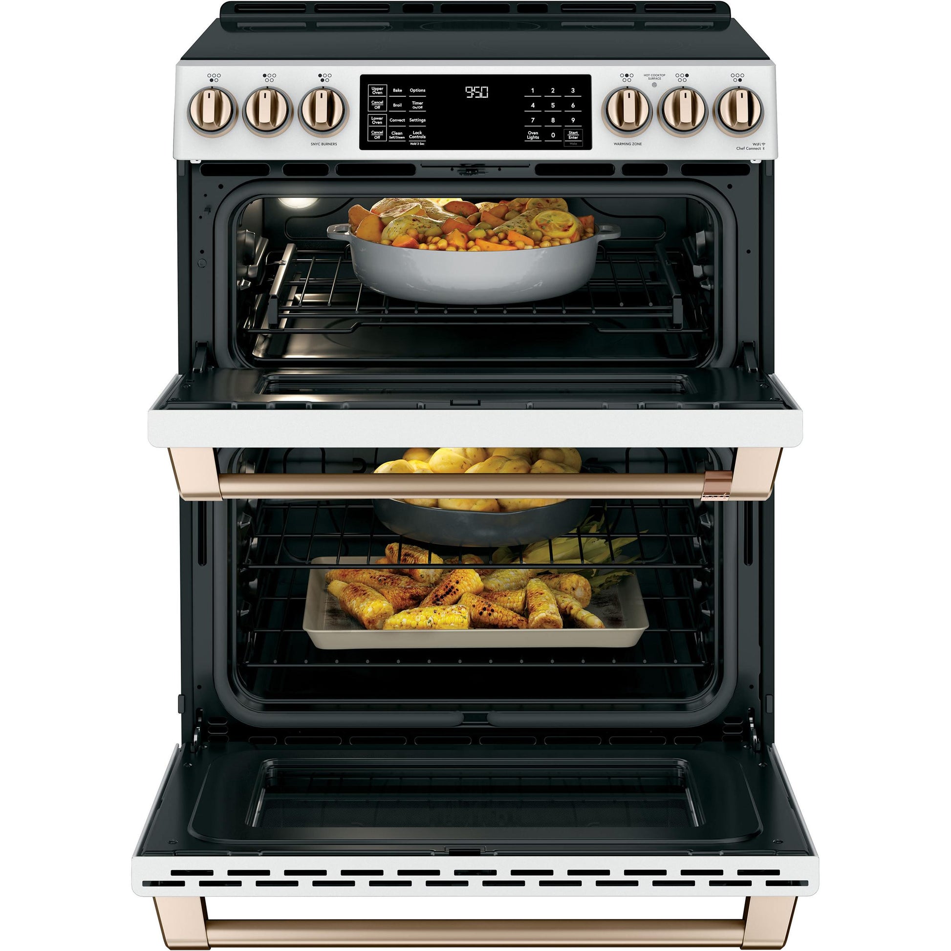  Café 30-inch Slide-In Induction Range with double oven CHS950P4MW2 IMAGE 3