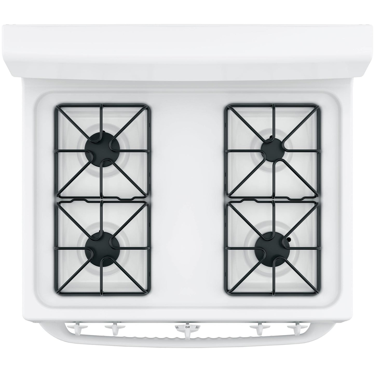  Hotpoint 30-inch Freestanding Gas Range RGBS300DMWW IMAGE 3