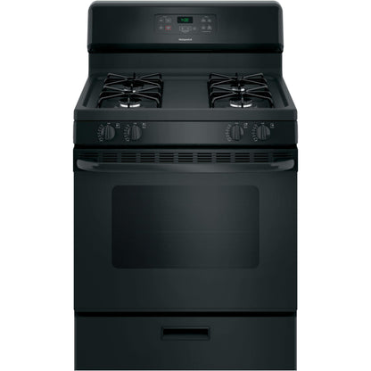  Hotpoint 30-inch Freestanding Gas Range RGBS400DMBB IMAGE 1