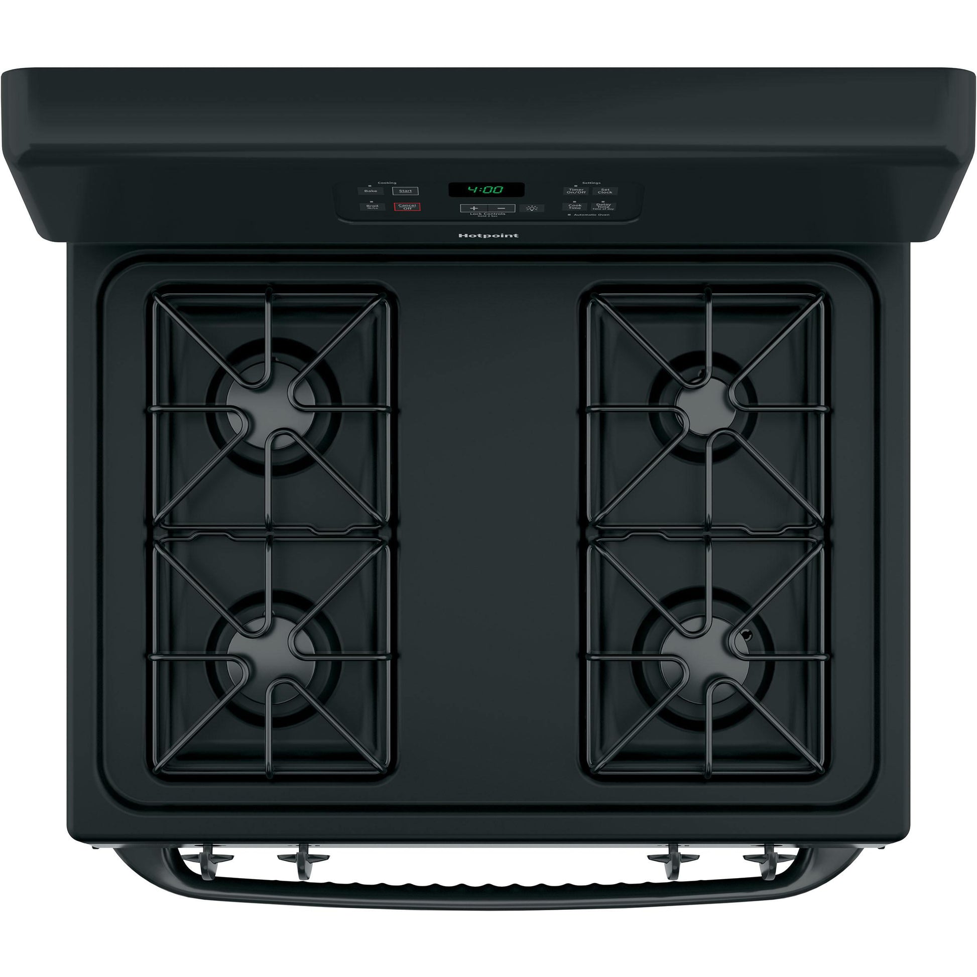 Hotpoint 30-inch Freestanding Gas Range RGBS400DMBB IMAGE 3