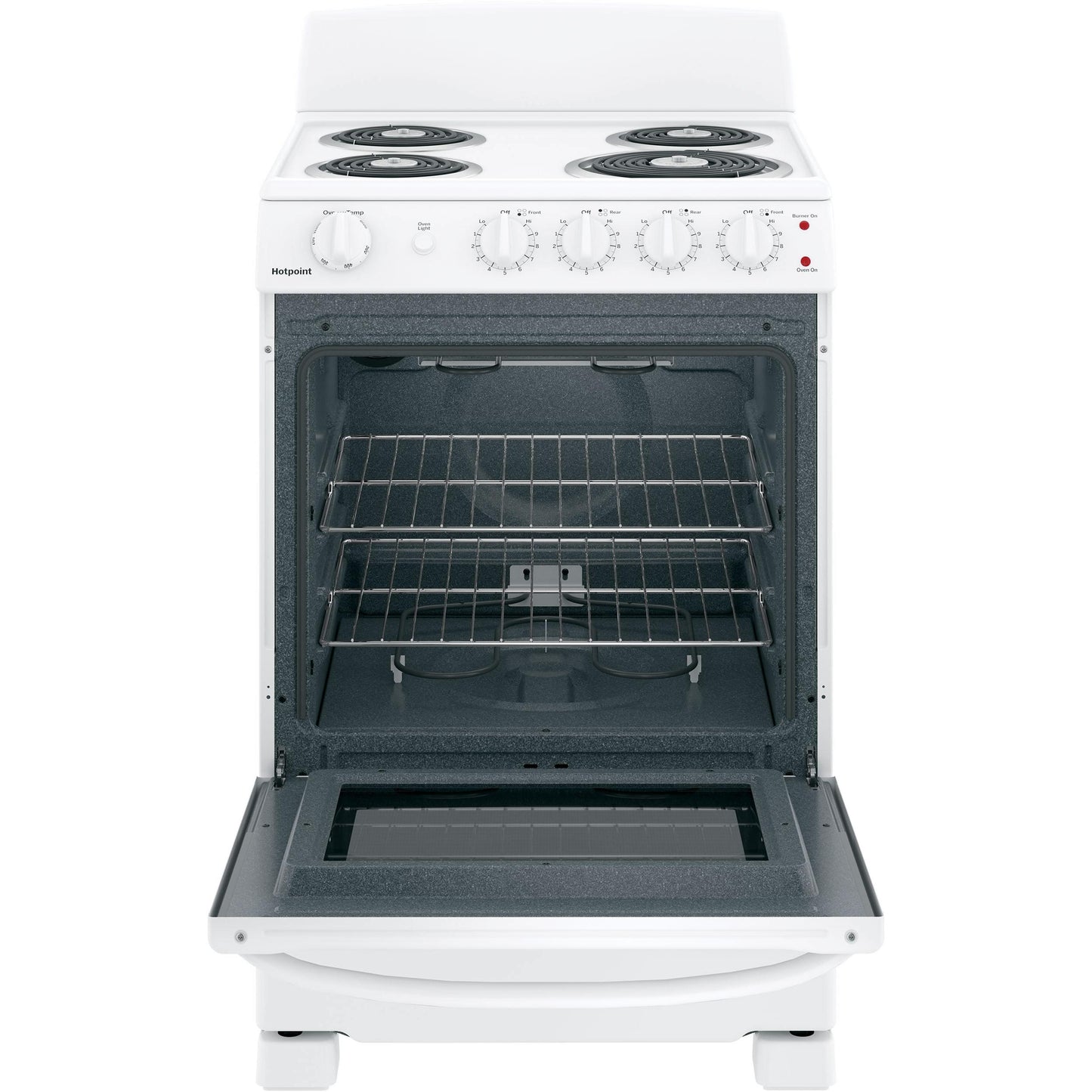  Hotpoint 24-inch Freestanding Electric Range RAS240DMWW IMAGE 5