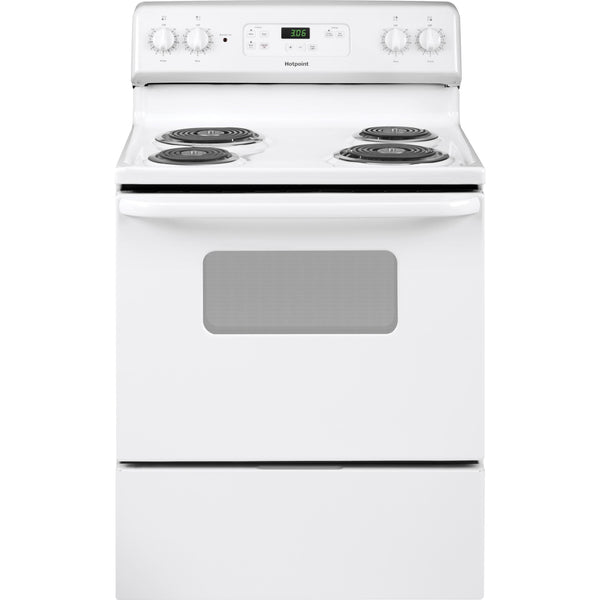 Hotpoint 30-inch Freestanding Electric Range RBS360DMWW