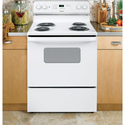  Hotpoint 30-inch Freestanding Electric Range RBS360DMWW IMAGE 6
