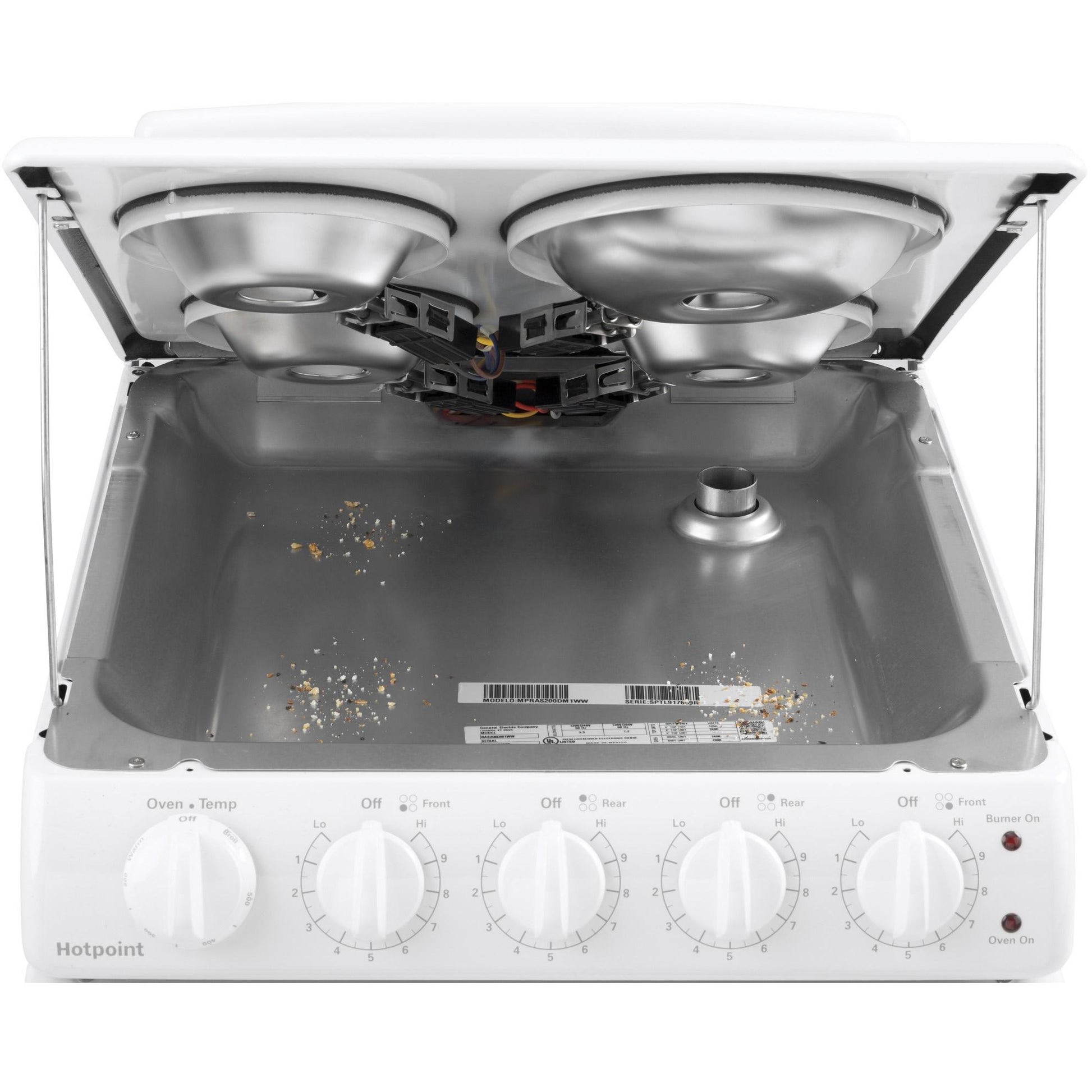  Hotpoint 20-inch Freestanding Electric Range RAS200DMWW IMAGE 6