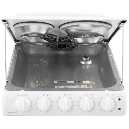  Hotpoint 20-inch Freestanding Electric Range RAS200DMWW IMAGE 6