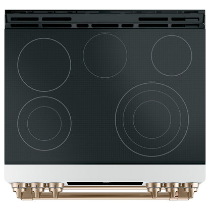  Café 30-inch Slide-in Electric Range with Convection CES750P4MW2 IMAGE 2