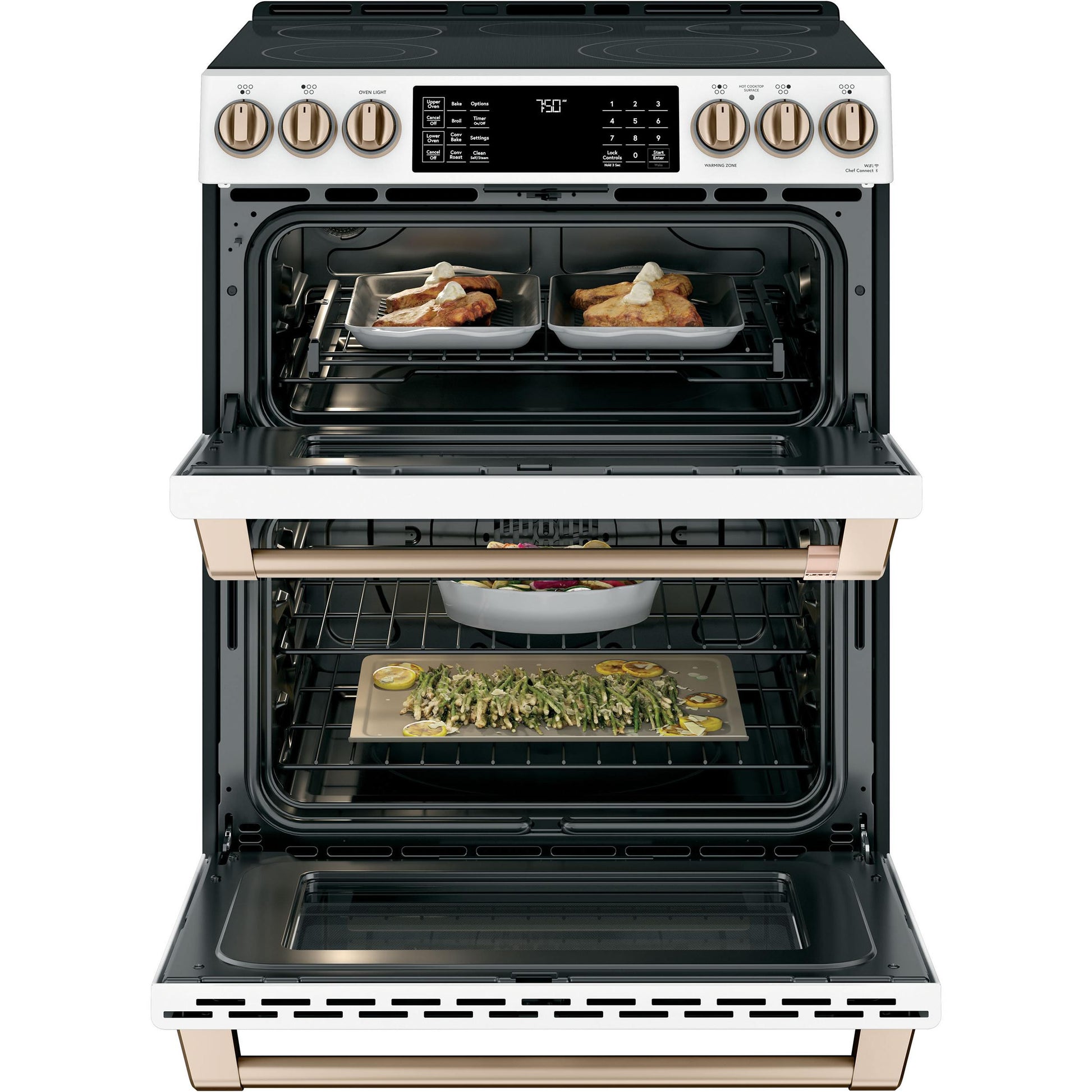  Café 30-inch Slide-in Electric Range with Convection CES750P4MW2 IMAGE 4