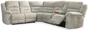 Seccional reclinable eléctrico de 3 piezas Family Den