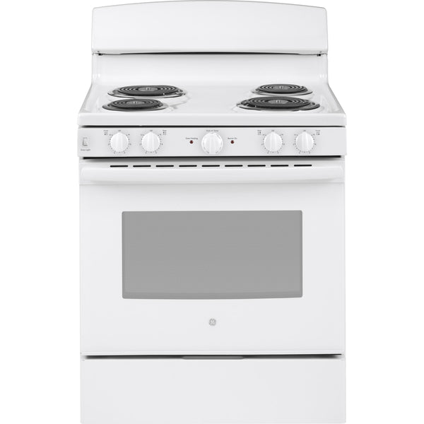 GE 30-inch Freestanding Electric Range JBS460DMWW