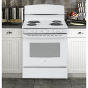 GE 30-inch Freestanding Electric Range JBS460DMWW IMAGE 6
