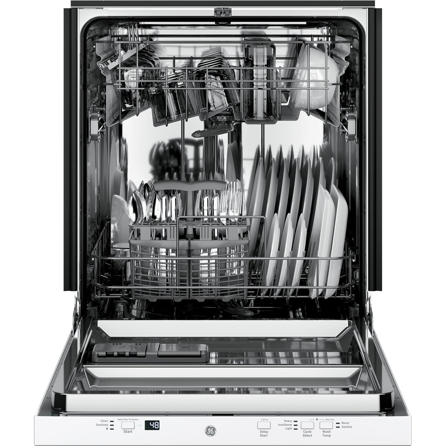 GE 24-inch Built-in Dishwasher with Sanitize Option GDT225SGLWW IMAGE 4