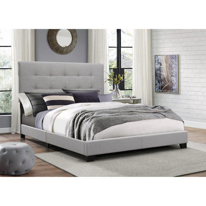  Crown Mark Florence Full Upholstered Platform Bed 5270GY-F IMAGE 1