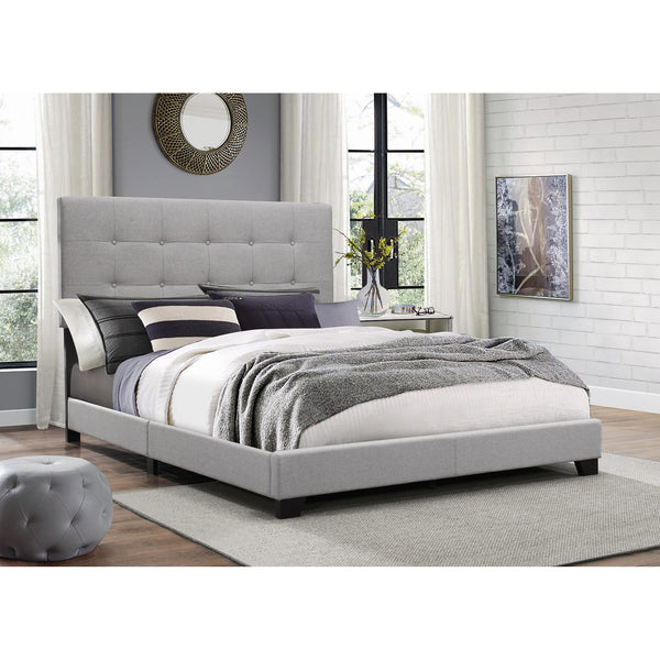 Crown Mark Florence Full Upholstered Platform Bed 5270GY-F