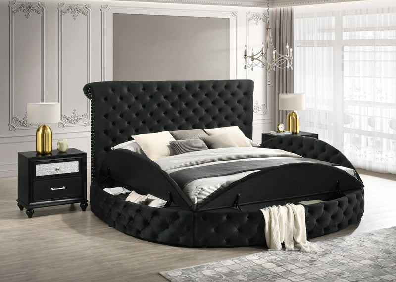 Brigitte Storage Bed Black