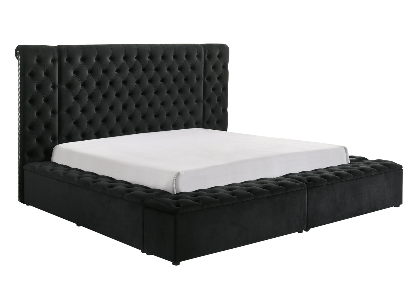 Liliana Storage Bed Black